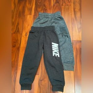 2 pair like new boys size 4 Nike joggers